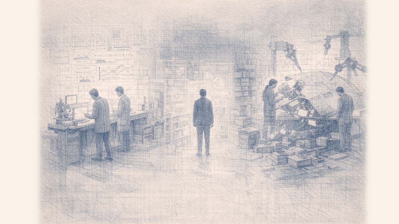 Der Weg von hier aus