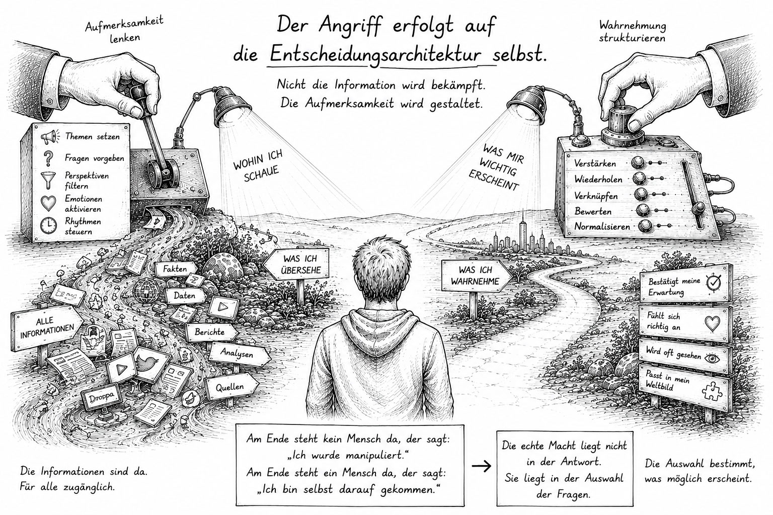 Die eigentliche Macht liegt in der Auswahl der Fragen